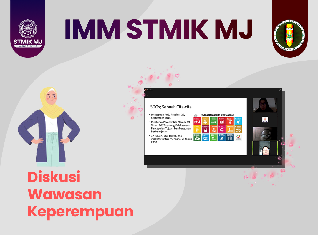 Diskusi Wawasan Keperempuan oleh Bidang IMMawati IMM STMIK MJ