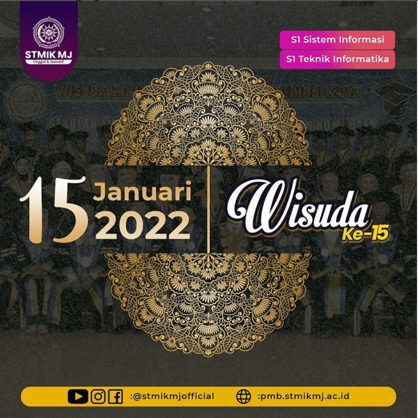 Wisuda STMIK Muhammadiyah Jakarta Ke-15