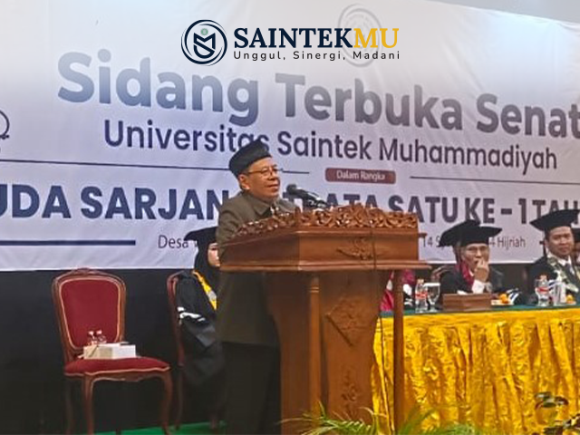 Ketua PWM DKI Ajak Wisudawan SaintekMu Jadi Wirausaha